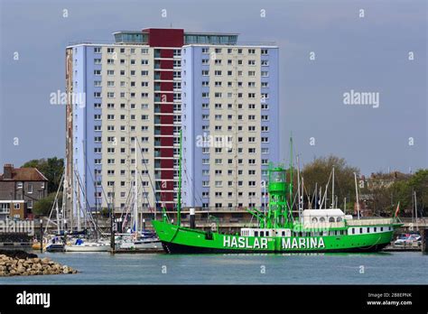 Lightship Haslar Marina Gosport Hampshire England United Kingdom