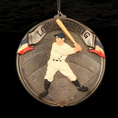 Vintage Lou Gehrig Baseball Heroes Nd In Hallmark Series