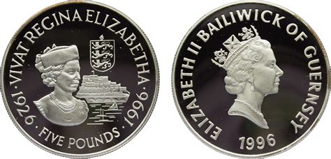 Royal Mint Mintage Guernsey British Dependency Elizabeth Ii