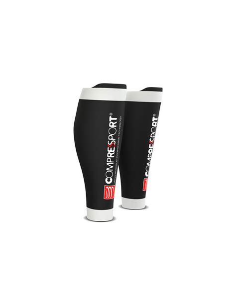 Compression Calf Sleeves Black L R2v2 By Compressport