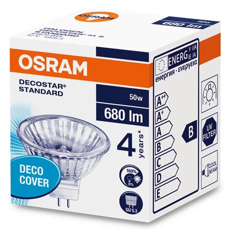 X Osram Halogen W Gu V Wfl Decostar Watt Lampe