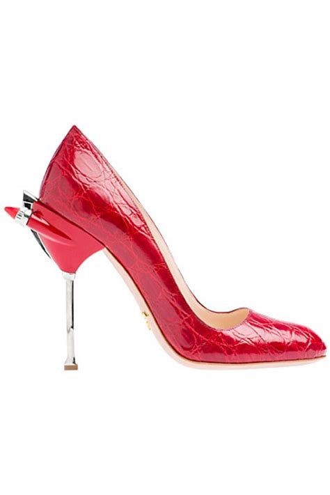 Prada Cadillac And Hot Rod High Heel Shoes