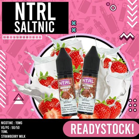 Jual Liquid Salt Nic Ntrl Strawberry Ml Di Lapak Radja Vapor Bali