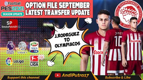 Option File Efootball Pes Update September Update Transfer