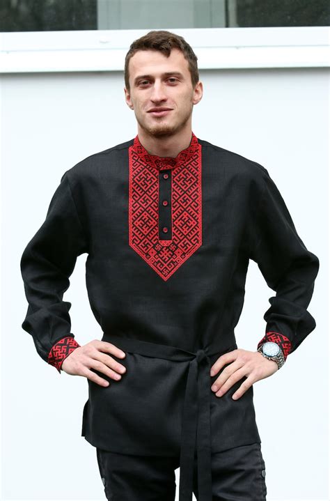 Russian Clothing Pagan Shirt Men Kosovorotka Folk Bohemian Etsy