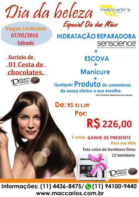 Dia Da Mães No Maccarios Super Promoção E Um Delicioso Presente Para