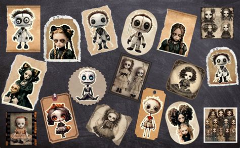 Amazon Fr Gothic And Spooky Dolls Ephemera Unveiling The Dark