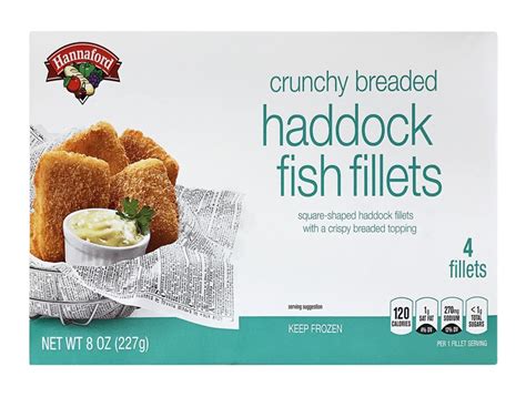 Hannaford Crunchy Breaded Haddock Fish Fillets 1source