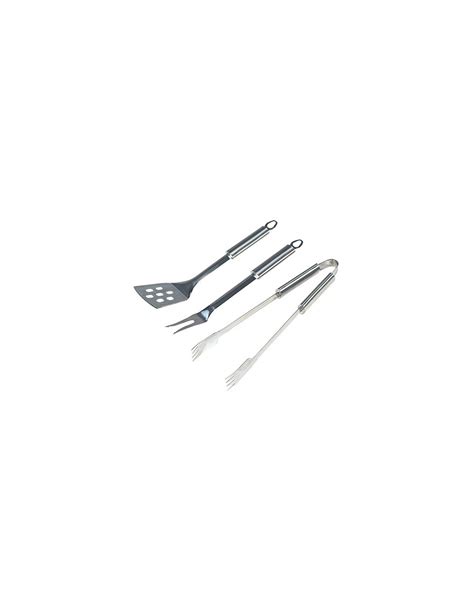 Set De 3 Ustensiles Inox Pour Barbecue Campingaz