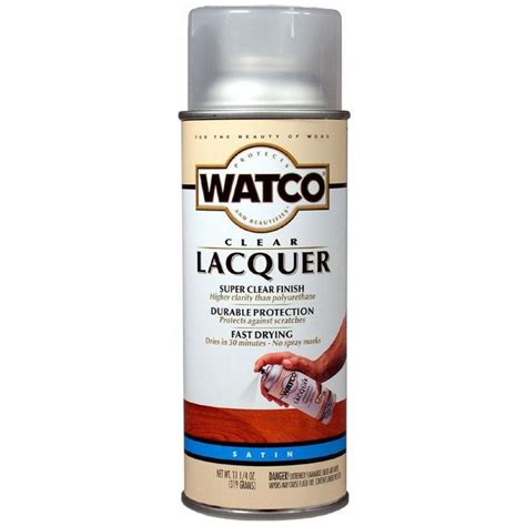 Watco 11 25 Oz Clear Watco Spray Lacquer Spray Paint