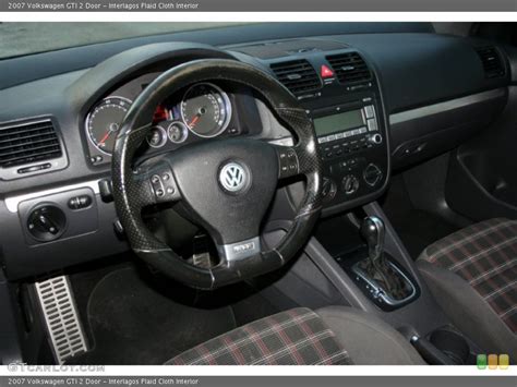 Interlagos Plaid Cloth Interior Dashboard For The 2007 Volkswagen Gti 2 Door 58445967