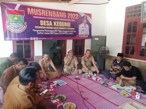 Musyawarah Perencanaan Pembangunan Desa Musrenbang 2022 Dalam Rangka