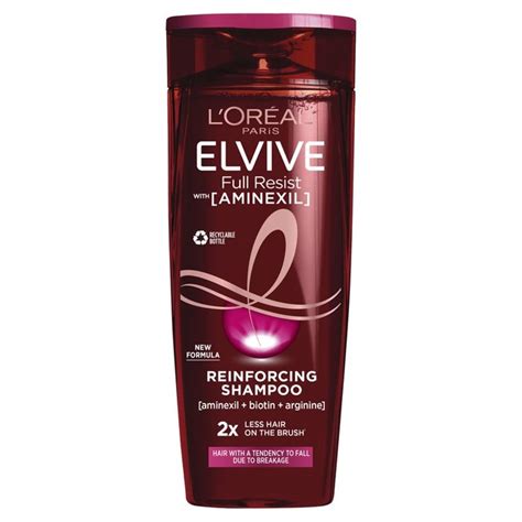 Loreal Paris Elvive Full Resist Reinforcing Shampoo With Aminexil Ocado