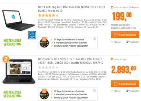 HP Service - After Sales Service im Vergleichstest