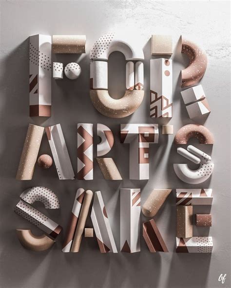 Experimental D Typography By Ben Fearnley Daily Design Inspiration