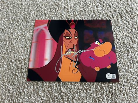 Jonathan Freeman Signed Autograph 8x10 Photo Aladdin Jafar Cool Bas