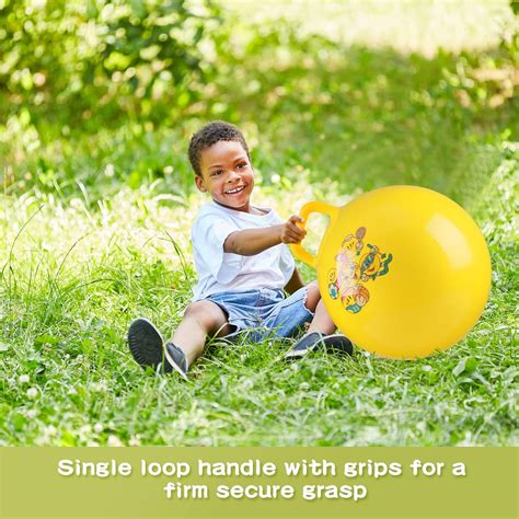 10 bolas inflables con asas para niños a granel Hopper Ball Hippity