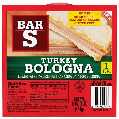 Bar S Turkey Bologna Lunch Meat - Shop Meat at H-E-B