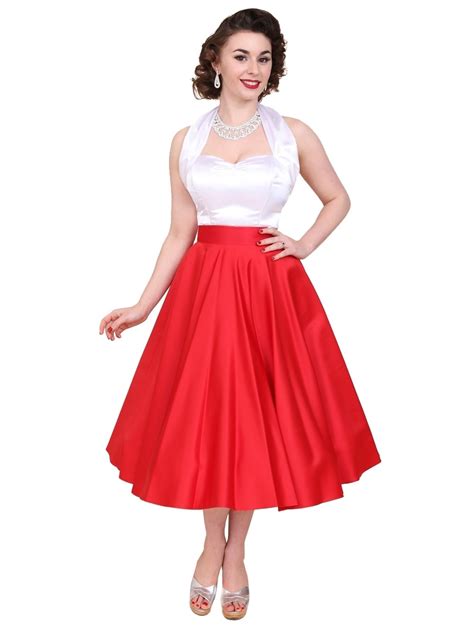 1950s Circle Skirt Red Duchess From Vivien Of Holloway