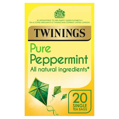 Twinings Pure Peppermint Single Tea Bags G Breakfast Tea