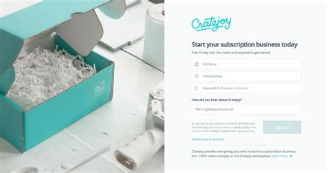 How to Create a Subscription Box Website - Cratejoy