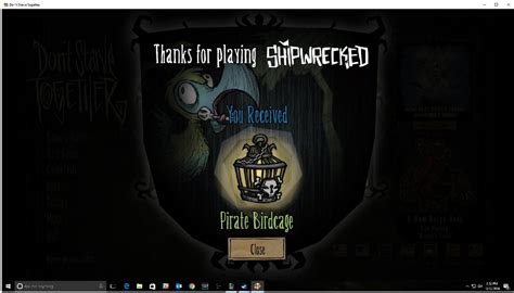 Shipwrecked Birdcage Skin For Dst Dontstarve