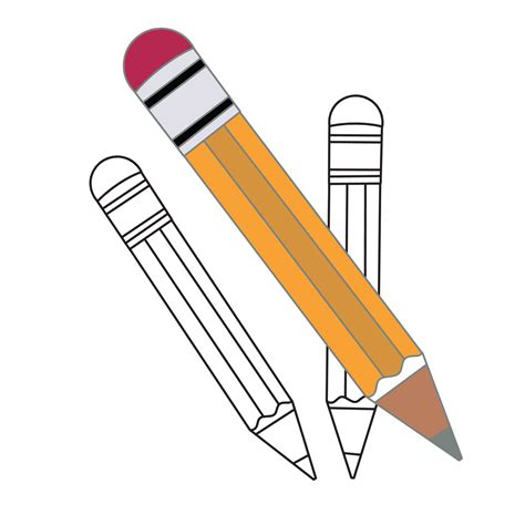 Colored Pencil Clip Art