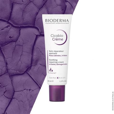 KEM DƯỠNG BIODERMA PHỤC HỒI VÀ LÀM DỊU DA CICABIO CREME 40ML MÀU TÍM