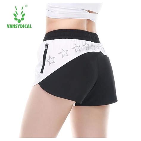 Vansydical Женские Шорты для Бега Gym Прохладный Женщины Спорт Короткие ...