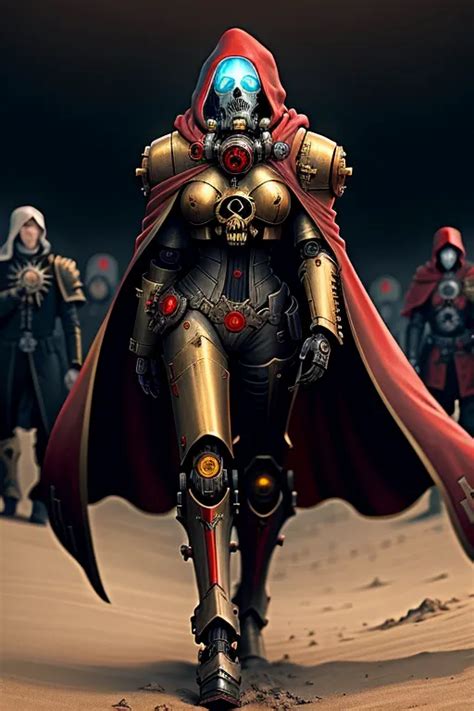 Dopamine Girl Warhammer K Style Female Adeptus Mechanicus