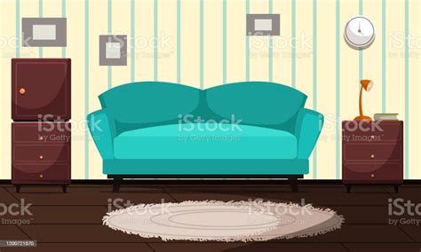 Living Room Modern Interior Vector Illustration Stock Illustration Download Image Now Living