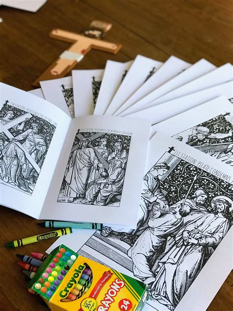 The Stations Of The Cross Coloring Pages