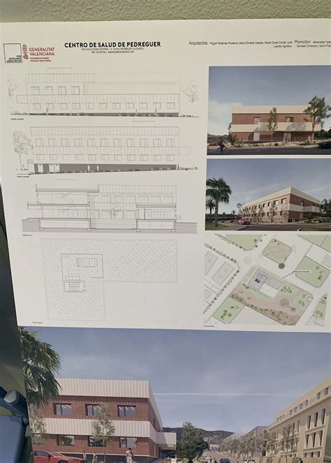 Model Of The Pedreguer Health Center LaMarinaAlta