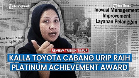 Kalla Toyota Cabang Urip Raih Platinum Achievement Award Pada Tkmpn