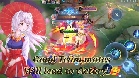 Kagura Gameplay With Random Teammates Mobile Legends Exorcist Kagura