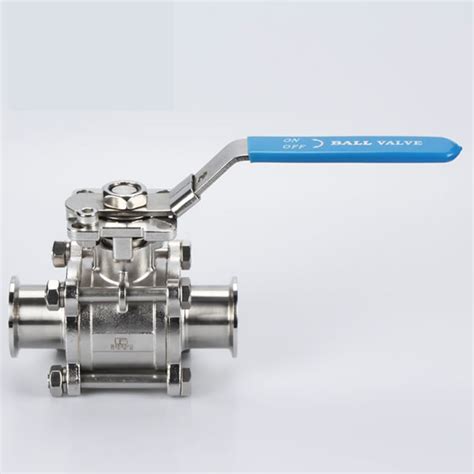 Sanitary Stainless Steel Manual Tri Clamp Pc Ball Valve With High