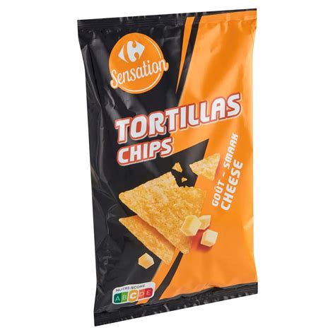 Sensation Tortillas Chips Smaak Cheese 150 G Carrefour België