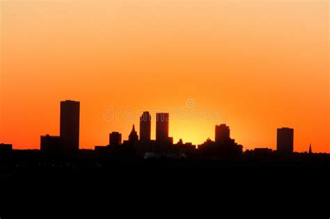 Tulsa Oklahoma Skyline Silhouette Stock Photos Free Royalty Free