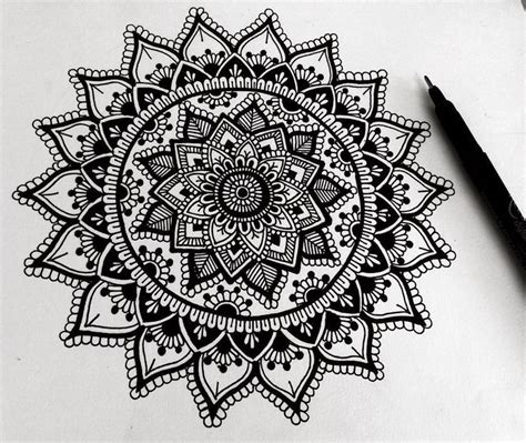 Mandala Drawing Mandala Doodle Mandala Tattoo