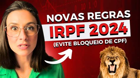 Urgente Novas Regras Para A Declara O De Imposto De Renda Youtube