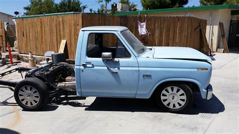 1985 Ford F 150 With A Crown Victoria Interceptor Chassis And