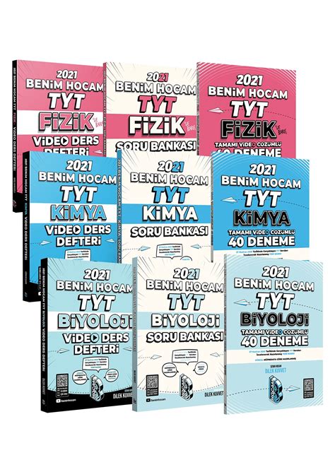 Tyt Fizik Kimya Biyoloji Seti Kitap Set