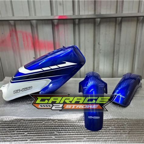 Jual Tangki Tengki Set Biru Airbrush Yamaha Rx King Style Byankerok