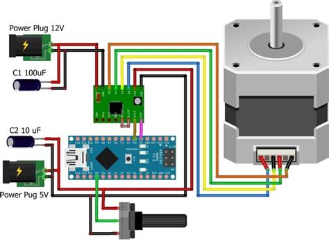 Stepper Motor Diagram Arduino