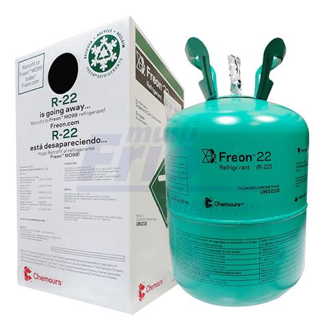 Botija R22 Freon Chemours Dupont Original 136kg Mercado Livre