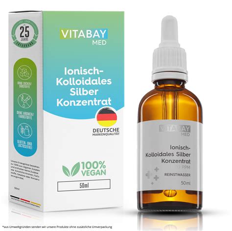 Vitabay Kolloidales Silber Konzentrat 1200 PPM 50 Ml Shop Apotheke