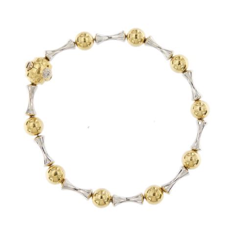 Chimento 18 Kt White Gold Yellow Gold Bracelet 0 01 Catawiki