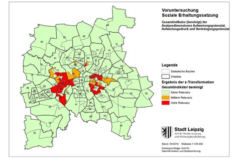 Leipzig Plant Untersuchungen Zur Sozialen Erhaltungssatzung F R Vier