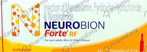 Buy Neurobion Forte Ampoule Of Ml Injection Online At Flat Off