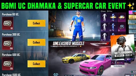 Bgmi Uc Dhamaka Event Explained Bgmi Mythic Forge Bgmi New Supercar